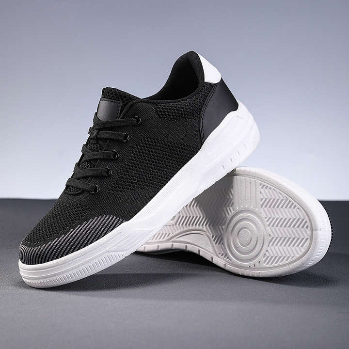 Baskets à lacets pour hommes en tissu à semelle épaisse - Harrington