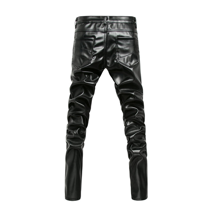 Pantalon slim urbain effet cuir pour homme - Lurien
