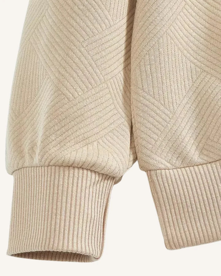 Pull pour homme à col polo et fermeture éclair - Gauthier