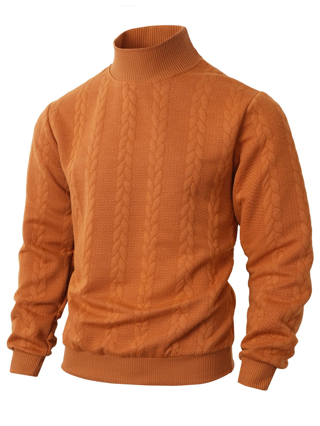 Pull en maille pour homme à col roulé - Leif