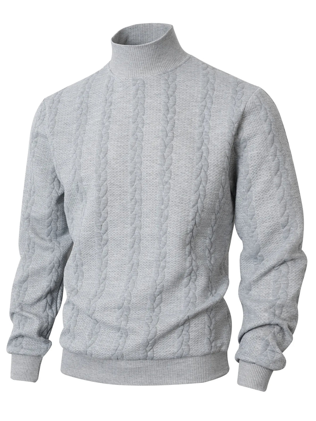 Pull en maille pour homme à col roulé - Leif