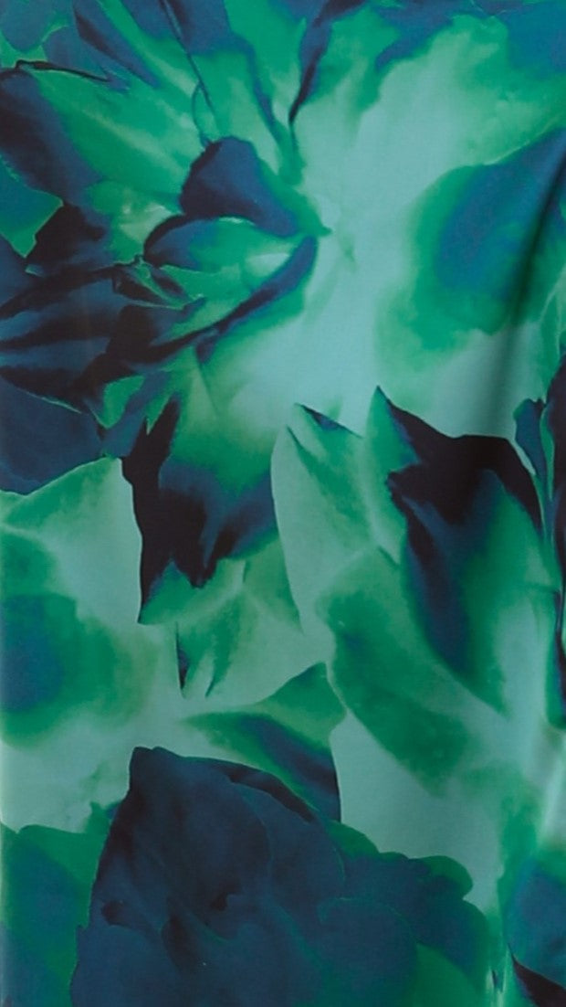 Robe longue asymétrique à motifs floraux pour femme - Lena