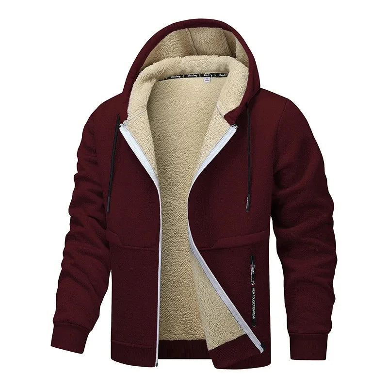 Veste en tissu doublé polaire pour hommes - Stu