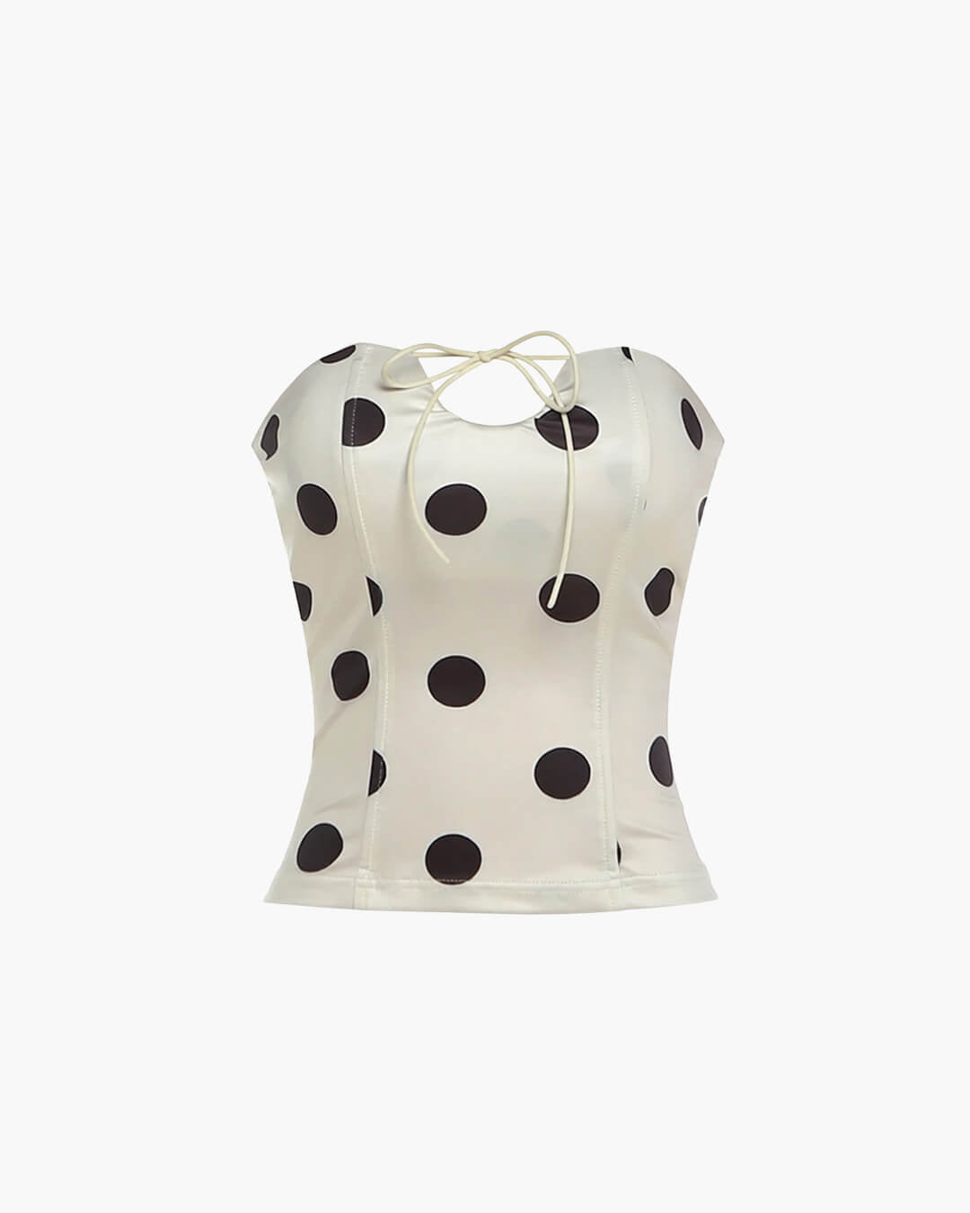 Top corset à pois pour femmes - Elina