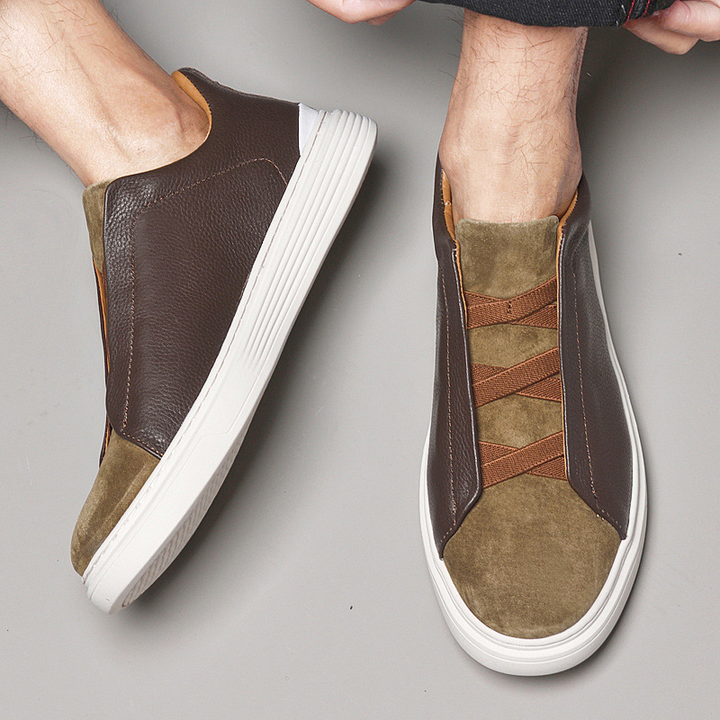 Baskets décontractées à lacets élastiques pour hommes - Matteo