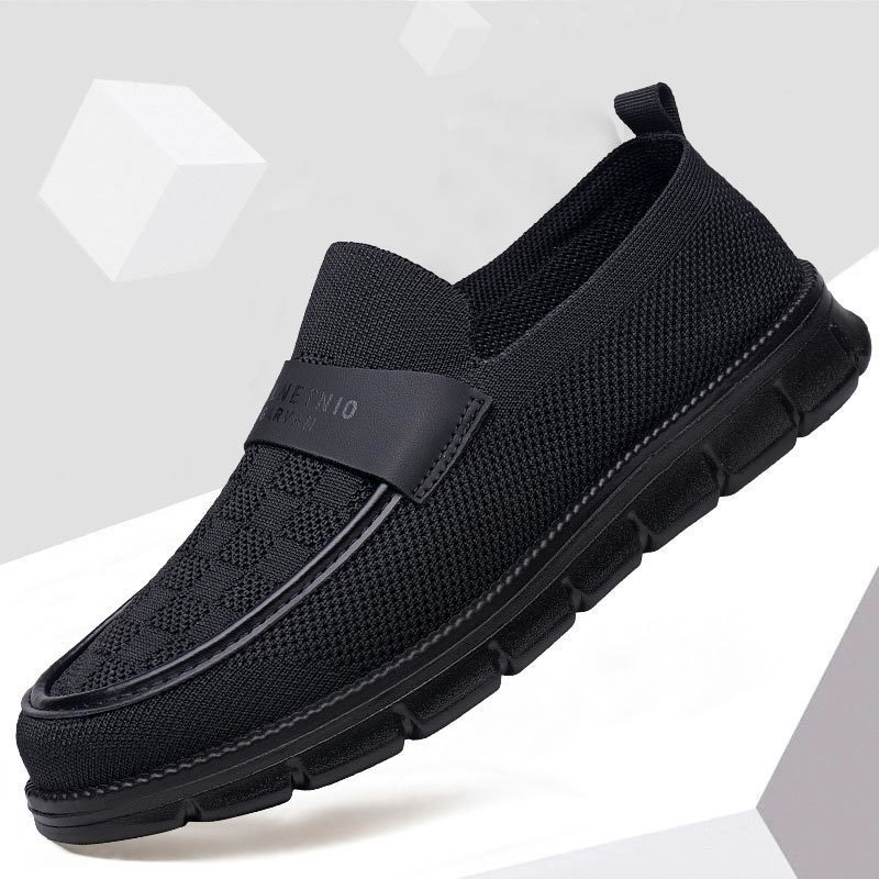 Mocassins tissés sans lacets pour hommes avec semelle segmentée - Bruno