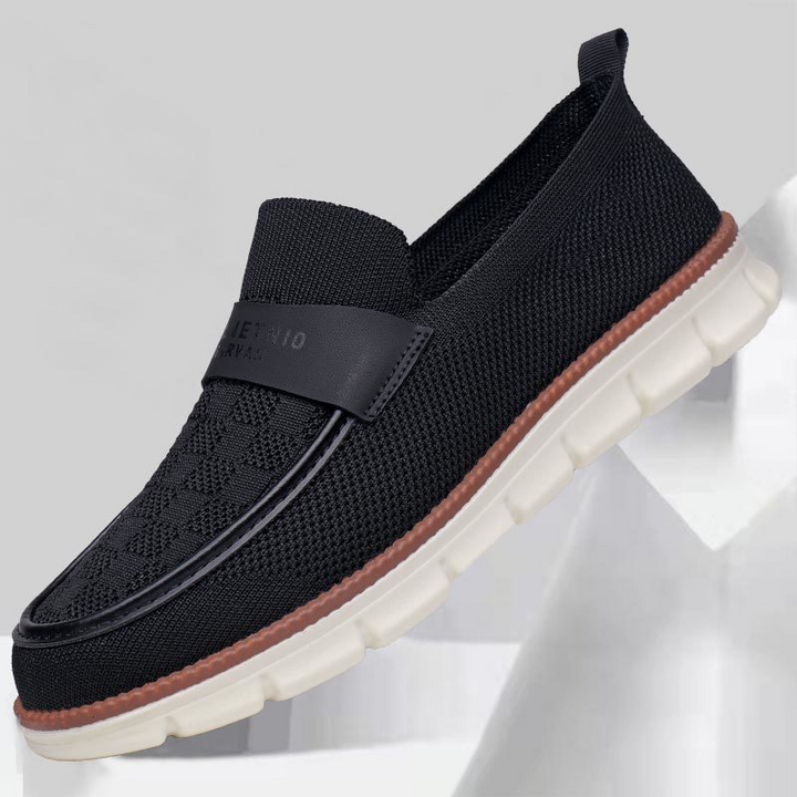 Mocassins tissés sans lacets pour hommes avec semelle segmentée - Bruno