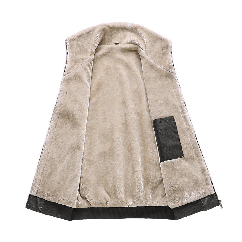 Veste effet cuir pour homme avec doublure intérieure - Rethan