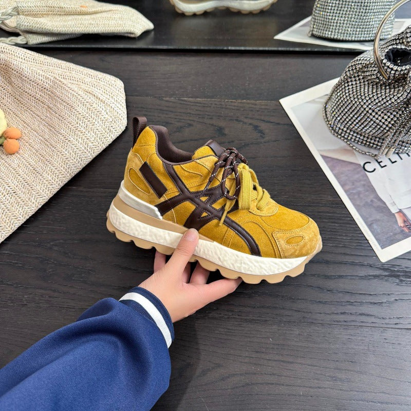 Baskets urbaines pour femmes avec détails en daim - Jera