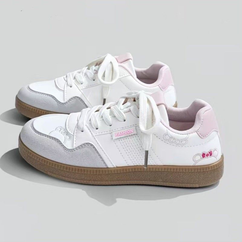 Chaussures de tennis décontractées Court pour femmes avec détails brodés - Katherine