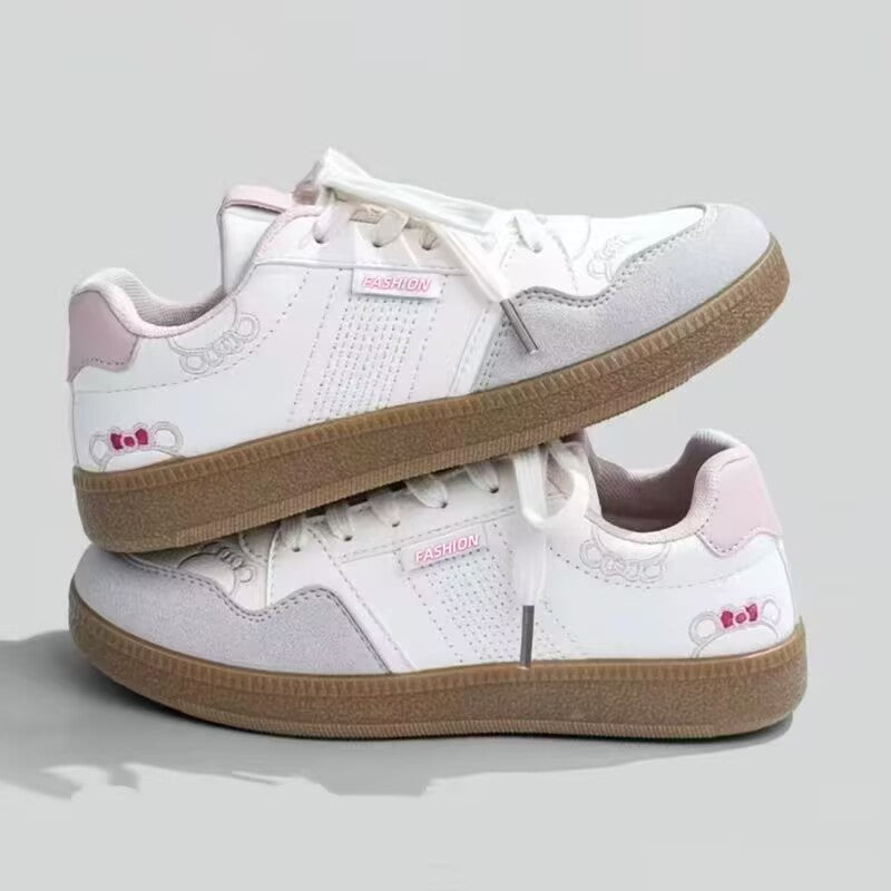 Chaussures de tennis décontractées Court pour femmes avec détails brodés - Katherine