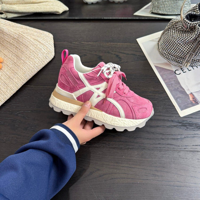 Baskets urbaines pour femmes avec détails en daim - Jera
