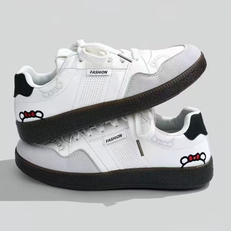 Chaussures de tennis décontractées Court pour femmes avec détails brodés - Katherine