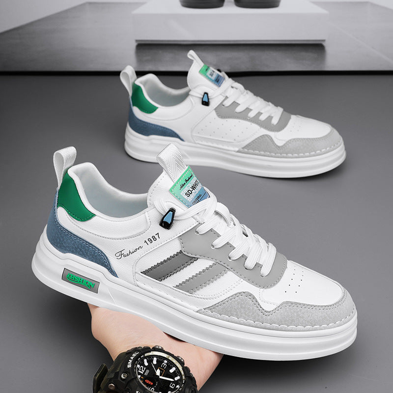 Chaussures pour hommes avec finition en daim et bandes latérales - Norvik
