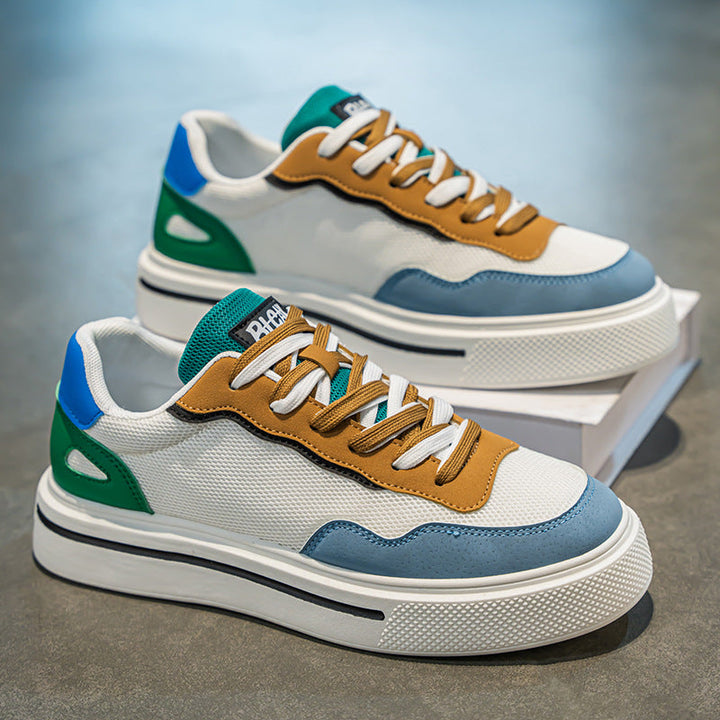 Baskets casual pour hommes, design urbain multicolore - Tavrik