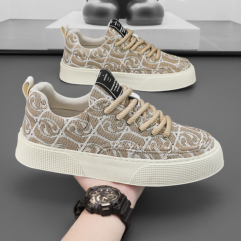 Baskets pour hommes au design jacquard urbain - Mauro