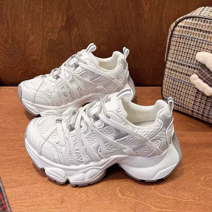 Chaussures de tennis décontractées au design rétro pour femmes - Audrey