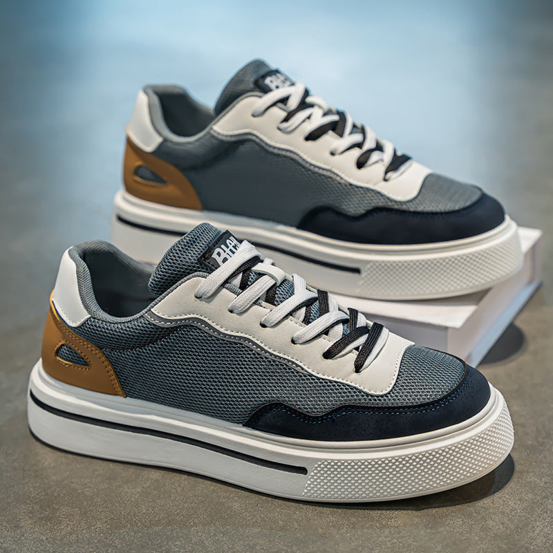 Baskets casual pour hommes, design urbain multicolore - Tavrik