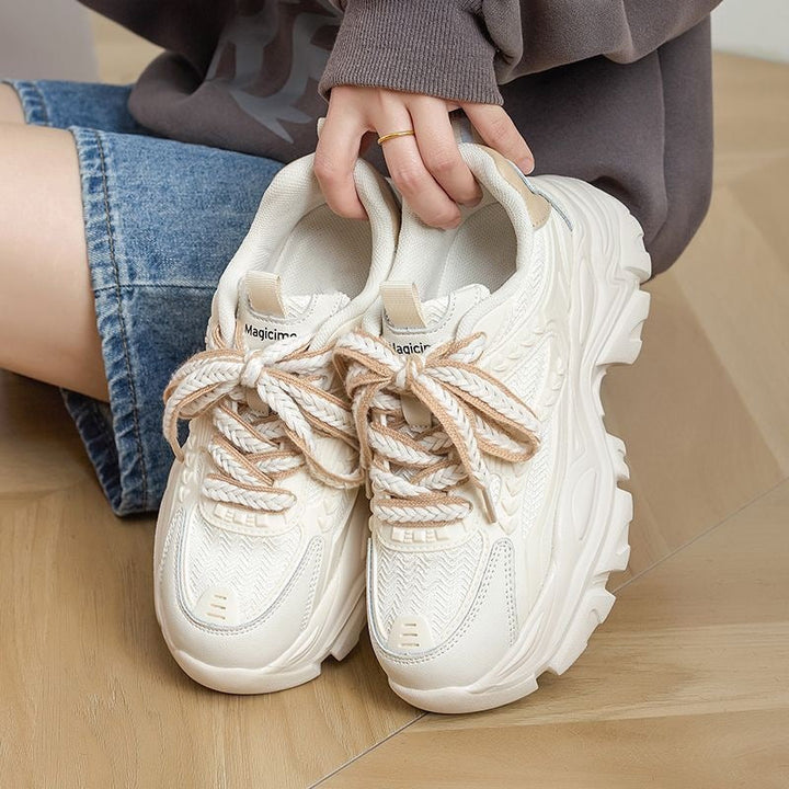 Chaussures de tennis décontractées pour femmes avec plateforme solide - Gaia