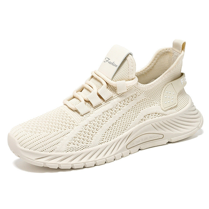 Chaussures de sport en maille extensible pour femmes - Sajeale