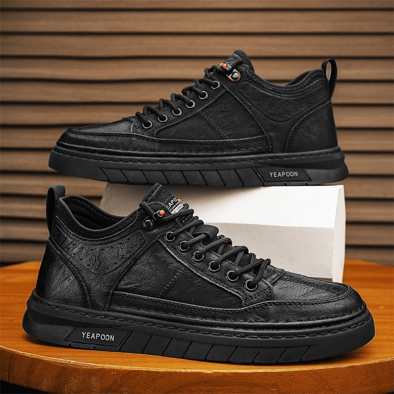 Baskets décontractées à effet de cuir pour hommes - Dante