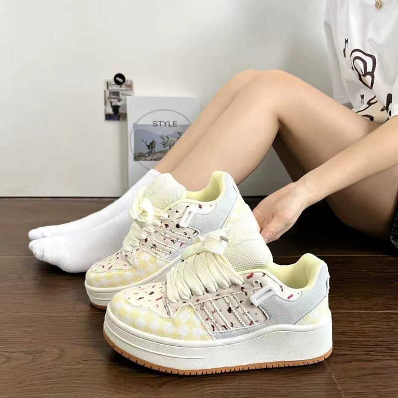 Baskets à semelle compensée pour femmes - Kaira