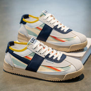 Beige/Bleu