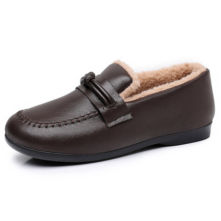 Mocassins pour femmes avec doublure thermique et design classique - Selka