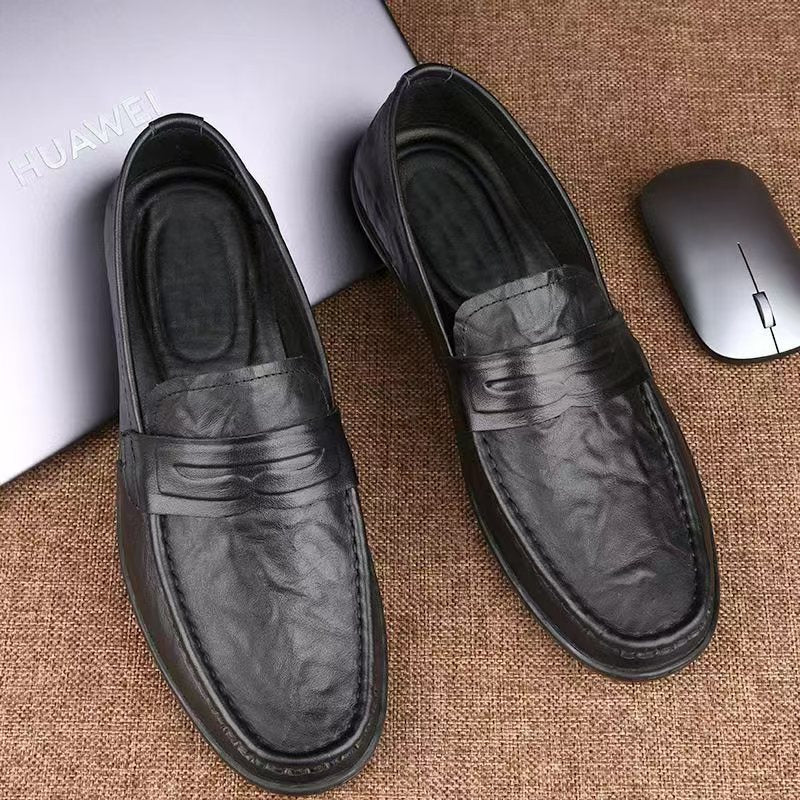 Mocassins décontractés pour hommes finition lisse style classique - Marco