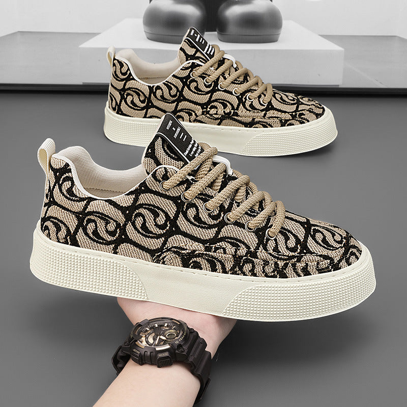 Baskets pour hommes au design jacquard urbain - Mauro