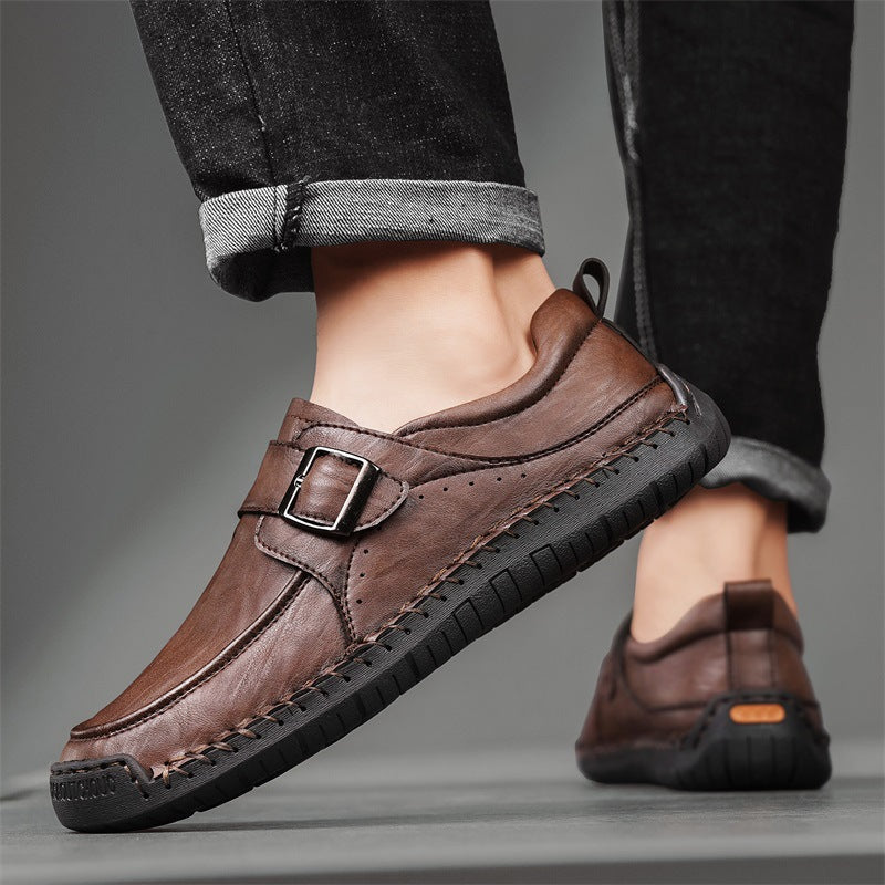 Baskets à semelle souple et boucle latérale pour hommes - Renner