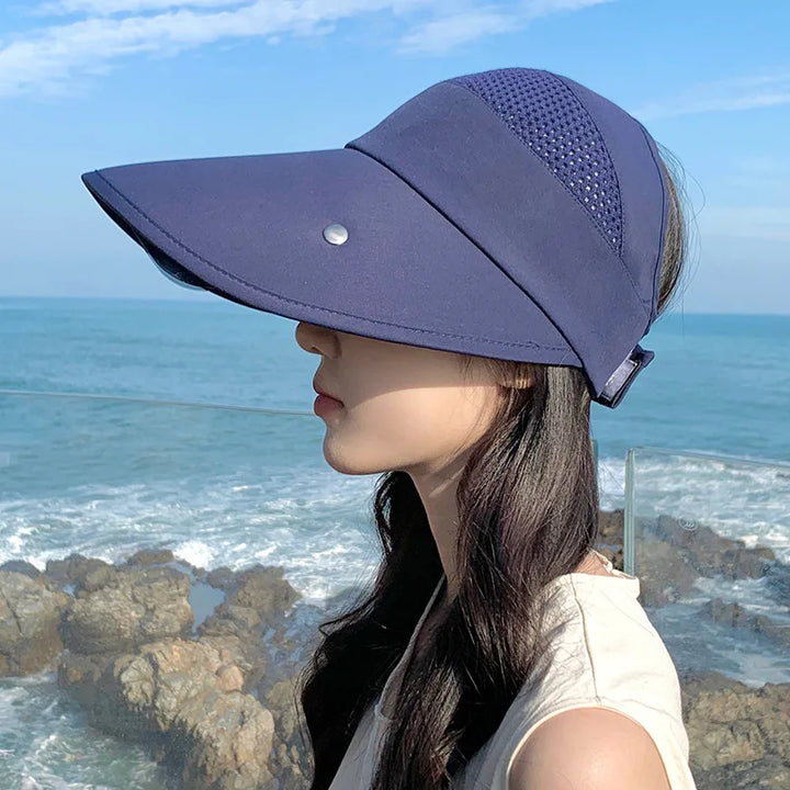 Chapeau de cyclisme en plein air Réglable Protection solaire et mode