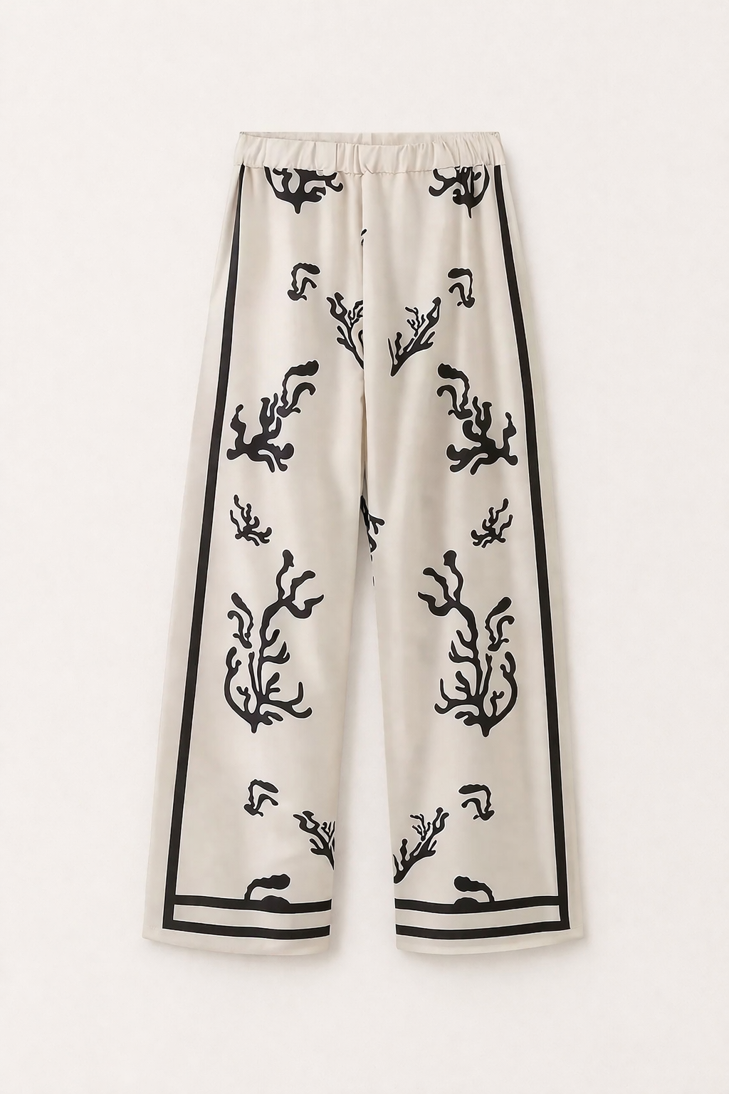Ensemble femme chemisier pantalon large imprimé élégant - Peony