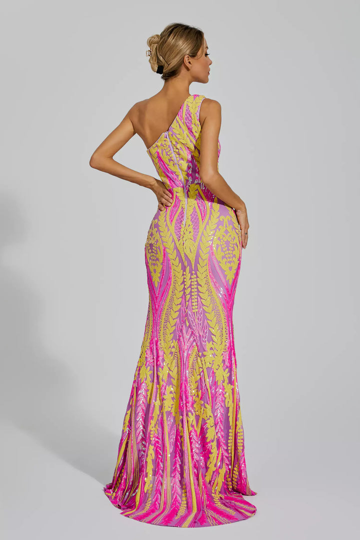 Robe longue pour femme avec fente latérale - Waltraud