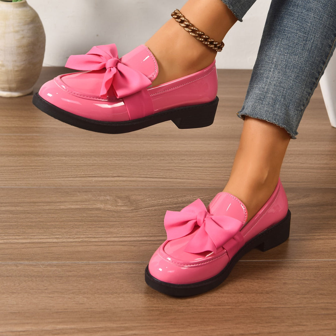 Mocassins décontractés avec nœud sur le devant pour femmes - Camila