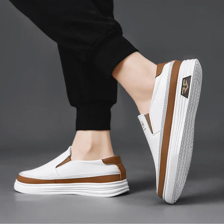 Chaussures à enfiler en cuir végétal - Leonel