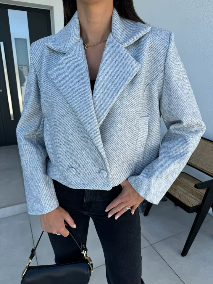 Blazer décontracté pour femmes avec coupe courte - Dalia