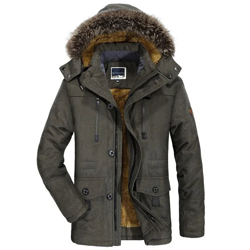 Manteau à capuche effet matelassé pour homme - Renlor