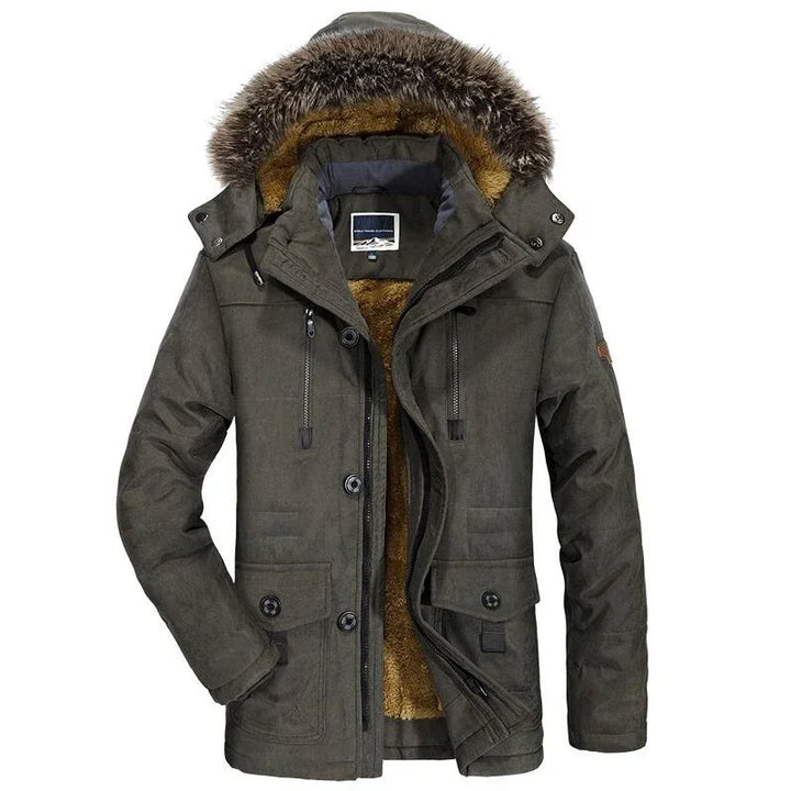 Manteau à capuche effet matelassé pour homme - Renlor
