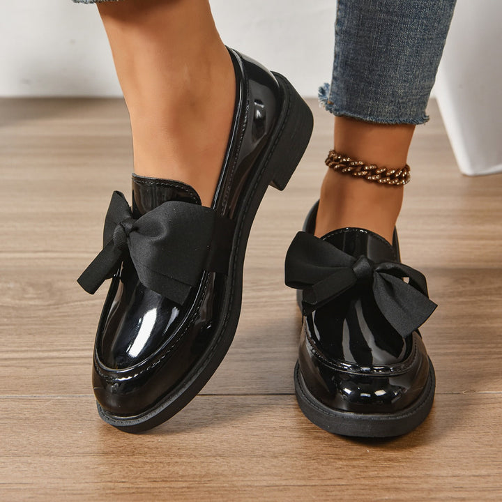 Mocassins décontractés avec nœud sur le devant pour femmes - Camila