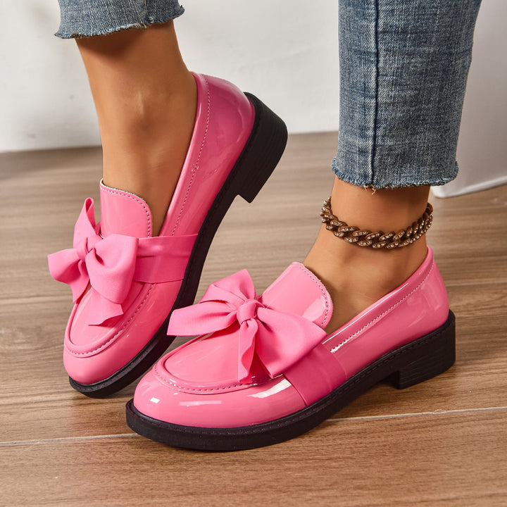 Mocassins décontractés avec nœud sur le devant pour femmes - Camila