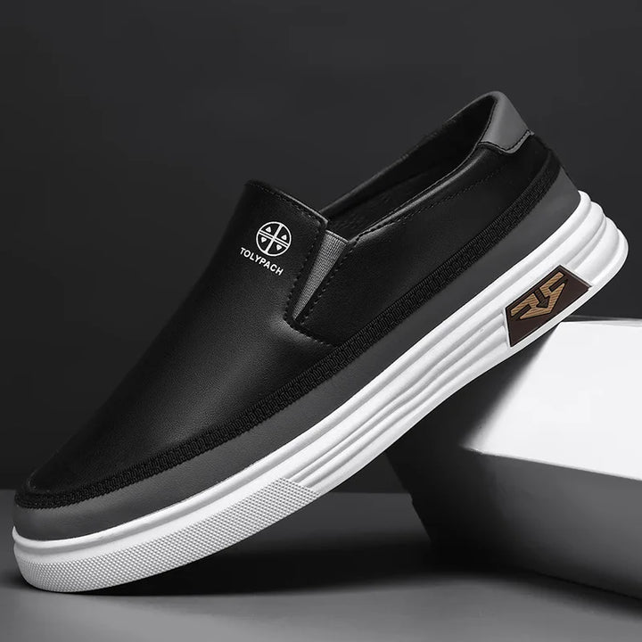 Chaussures à enfiler en cuir végétal - Leonel