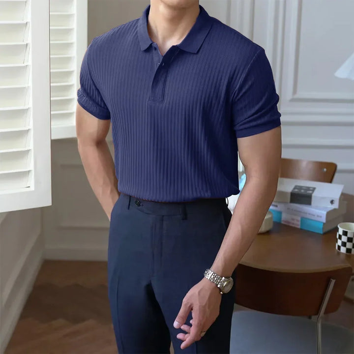 Polo classique à collet et coupe étroite pour hommes - Barrett