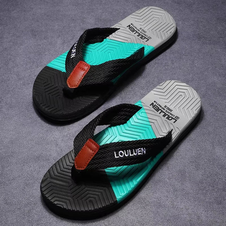 Sandales à semelle texturée en tissu pour hommes - Peter