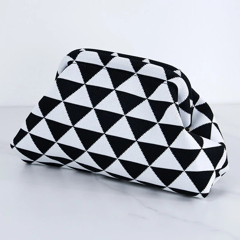 Sac tissé pour femmes, style printemps-été, avec motif rayé
