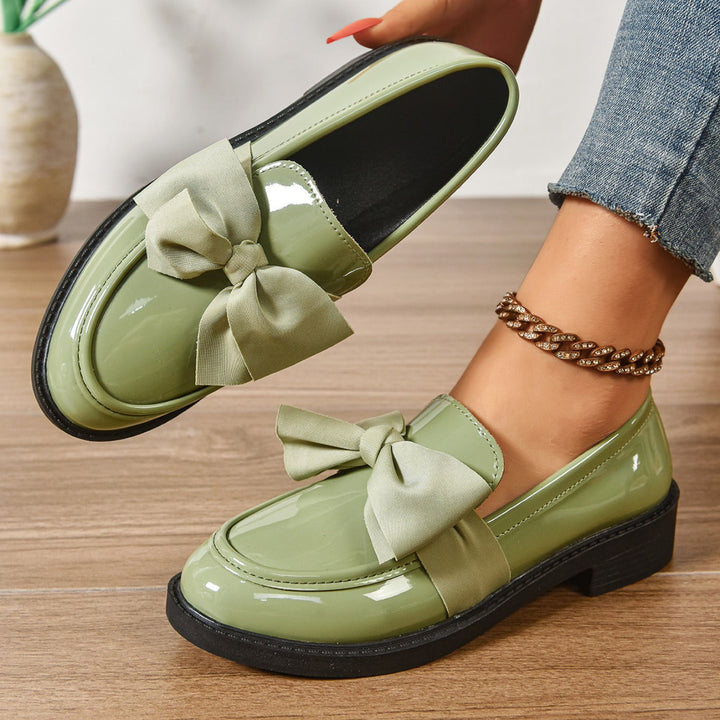Mocassins décontractés avec nœud sur le devant pour femmes - Camila