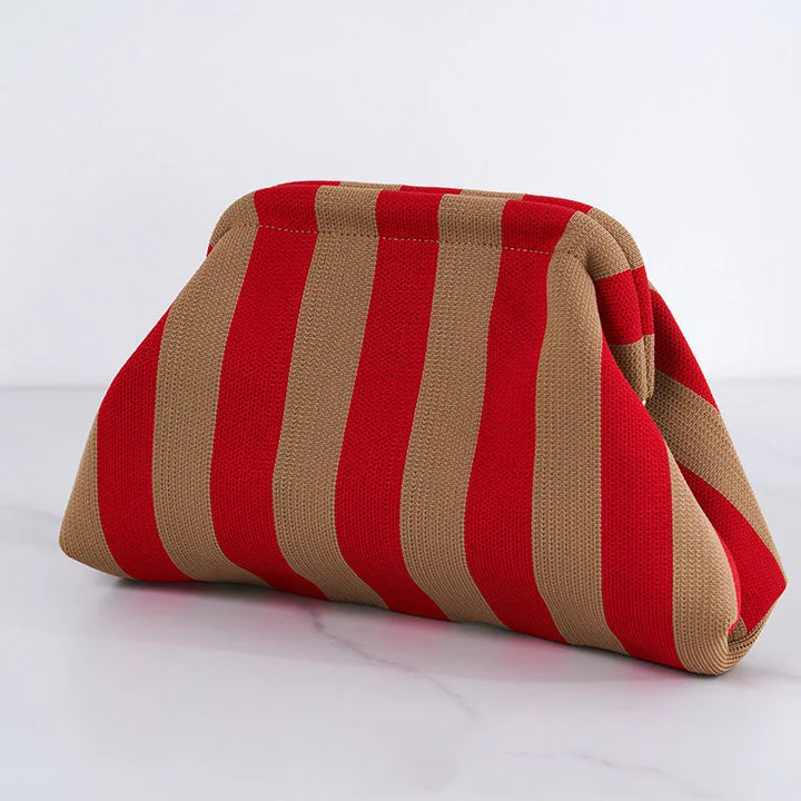 Sac tissé pour femmes, style printemps-été, avec motif rayé