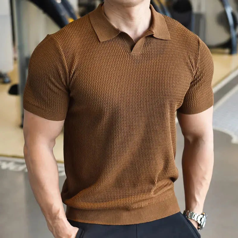 Polo slim fit pour hommes - Yinx