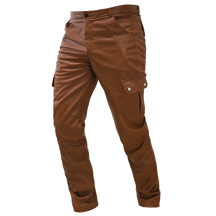 Pantalon cargo effet cuir pour homme - Darsen