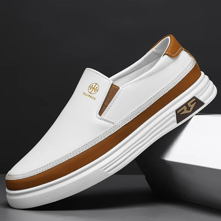 Chaussures à enfiler en cuir végétal - Leonel